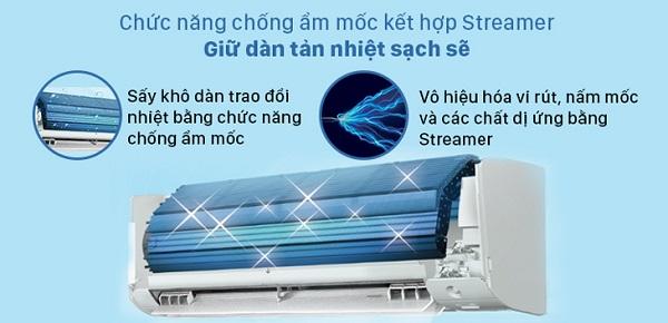 giữ d&agrave;n tản nhiệt sạch sẽ khi kết hợp với chức năng chống ẩm mốc