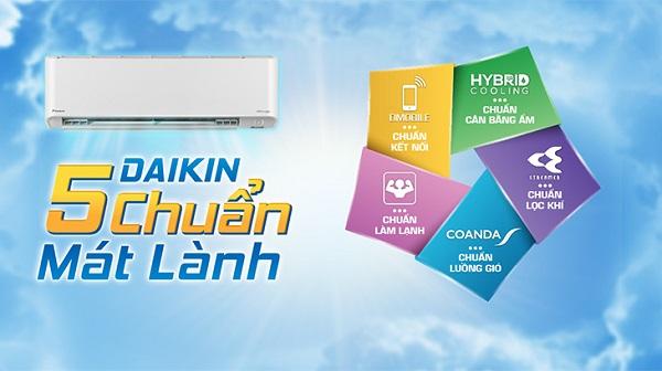 Daikin 5 chuẩn m&aacute;t l&agrave;nh